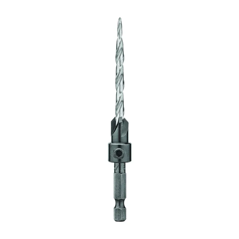 DEWALT DW2569 Drill Bit, 3/16 in Dia, 3-3/4 in OAL, Countersink, Spiral Flute, 4-Flute, 1/4 in Dia Shank, Hex Shank Authentic