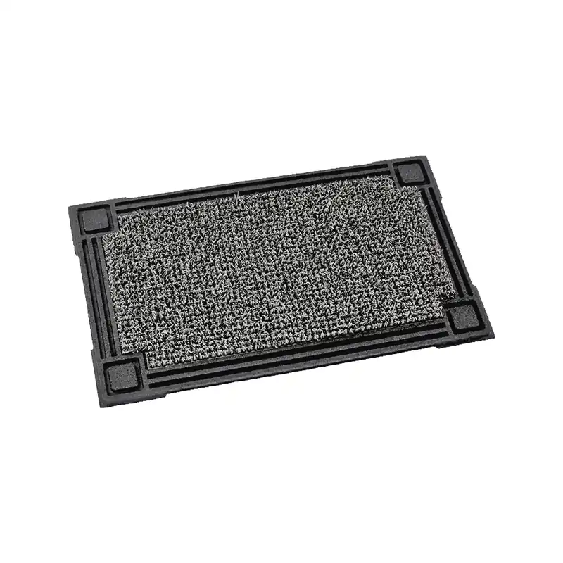 Grassworx Clean Machine Series 10374051 Door Mat, 30 in L, 18 in W, Rectangular, Capitol Pattern, Cinder Top Rated