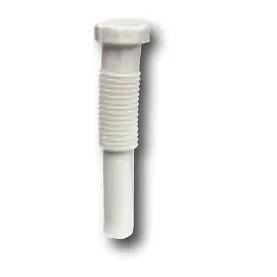 Fan Favorite Lincoln 108398 Extension Piece, 1-1/4 in Connection, Plastic, White