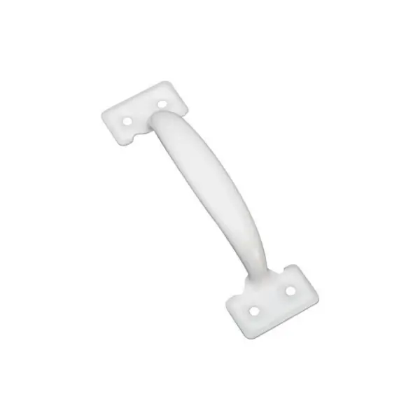 National Hardware N248-427 Door Pull, White, 1-1/2 in W, 1-3/8 in D, 5-3/4 in H, Steel Save Now