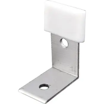 Prime-Line N 6655 Door Guide, Aluminum, White, Floor Mounting Price Drop