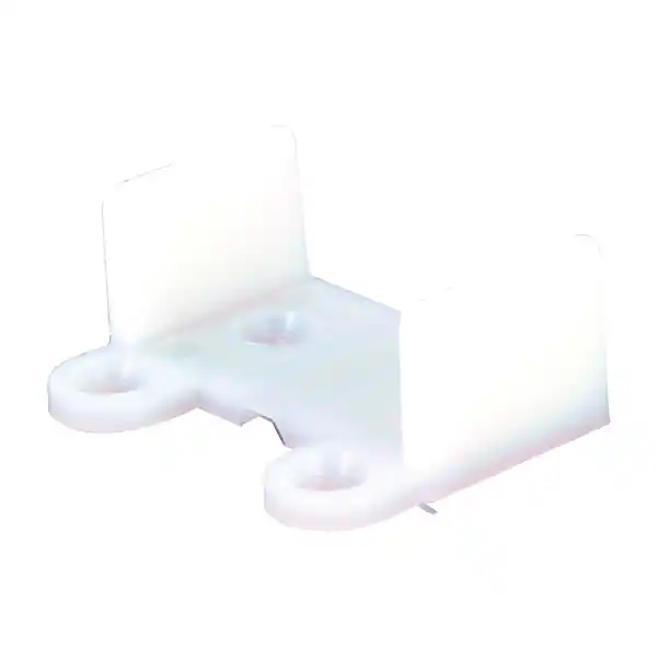 Prime-Line N 6565 Door Guide, Plastic, White, Floor Mounting Free Returns