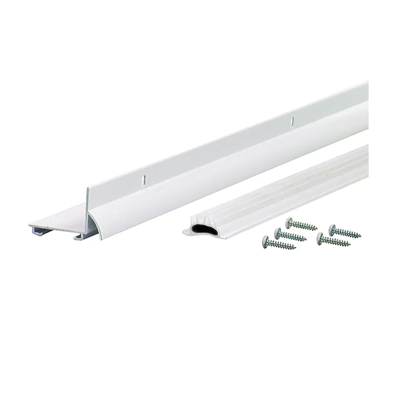 Today Only M-D DB001 Series 81935 Door Bottom with Drip Cap, White, 36 in L, 1-1/4 in W, 1-1/4 in H, Aluminum