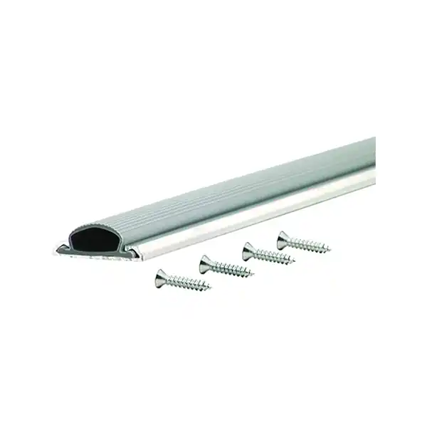 M-D 05512 Door Bottom, 36 in L, 1-1/4 in W, 7/16 in H, Aluminum Same Day Shipping