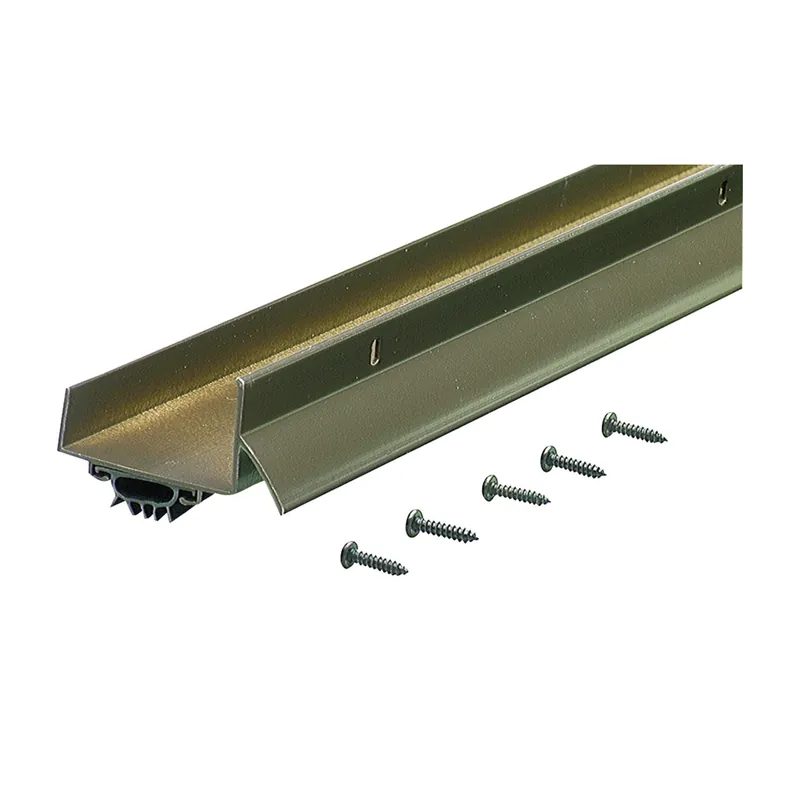 Save Now M-D DB003 Series 69562 Door Bottom with Drip Cap, 48 in L, 1-3/4 in W, 1-1/4 in H, Aluminum, Bronze