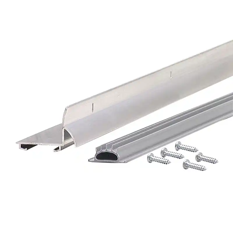 M-D DB001 Series 81901 Door Bottom with Drip Cap, 36 in L, 1-1/4 in W, 1-1/4 in H, Aluminum, Mill Fresh Stock