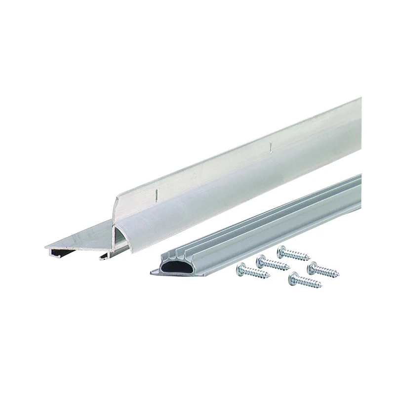 M-D 06015 Door Bottom with Drip Cap, Silver, 36 in L, 1-3/8 in W, 1-3/32 in H, Aluminum Seasonal Sale