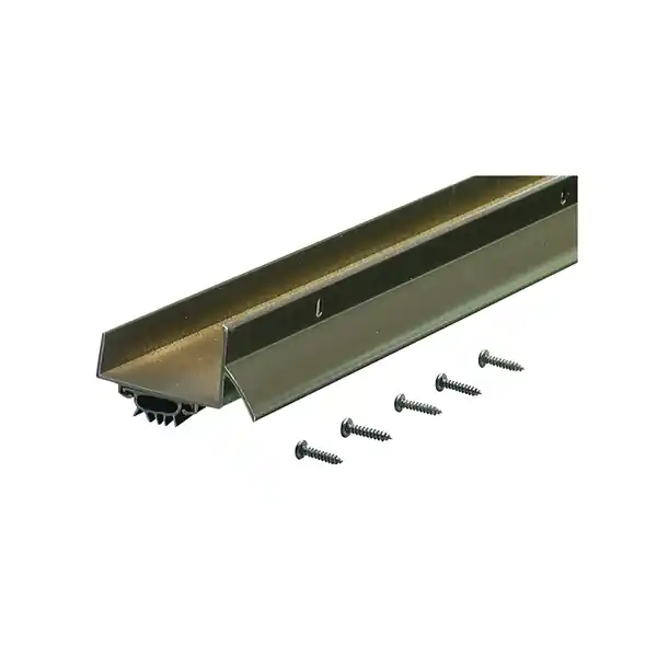 Sale M-D 06197 Door Bottom with Drip Cap, 36 in L, 1-3/4 in W, 1-5/8 in H, Aluminum, Bronze