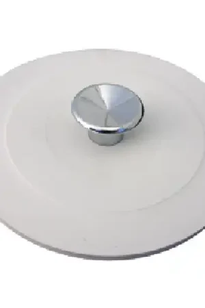Big Sale Lasco 02-4013 Fit-All Disposal Stopper, 4-1/8 in Dia, Plastic/Rubber, White