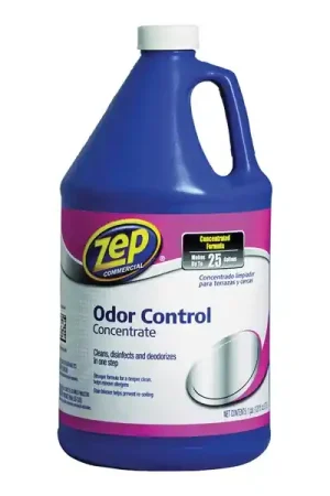 Zep ZUOCC128 Odor Control Concentrate, 1 gal, Liquid, Fresh, Light Yellow Luxury