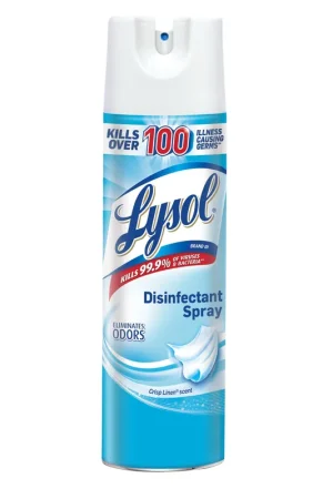 Affordable Lysol 74828 Disinfectant, 19 oz, Liquid, Crisp Linen, Clear/Water White