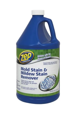 Zep ZUMILDEW128 Stain Remover, 1 gal, Liquid, Slight Chlorine, Clear Markdown