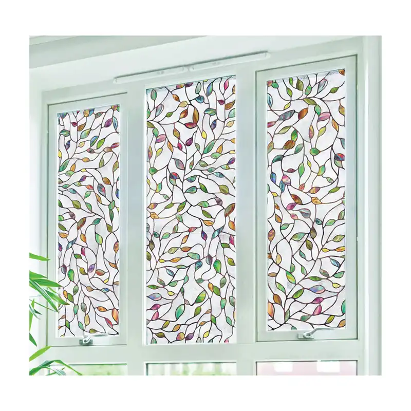 Artscape 02-3021 Window Film, 36 in L, 24 in W, New Leaf Pattern Free Delivery