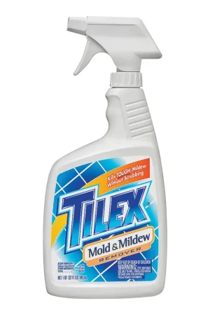 Tilex 01195 Mold and Mildew Stain Remover, 32 oz, Liquid, Bleach, Faint Yellow Order Now