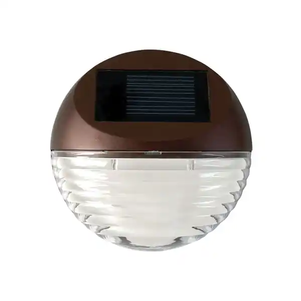 Top Rated Moonrays 95027 Mini Deck Light, Round, 2-Lamp, LED Lamp, Plastic Housing Material, Bronze Housing