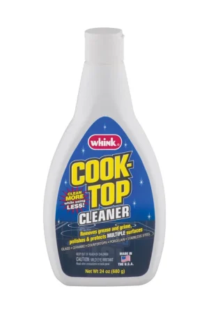 Whink 33261 Cooktop Cleaner, 24 oz, Liquid, Citrus, Blue/Green While Supplies Last