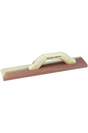 Marshalltown 144 Hand Float, 16 in L Blade, 3-1/2 in W Blade, 3/4 in Thick Blade, Redwood Blade, Wood Handle Fast Shipping