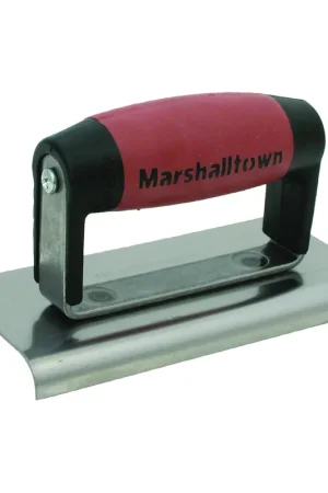Crafted Marshalltown DuraSoft Series 36D Hand Edger, 6 in L Blade, 3 in W Blade, HCS Blade, 1/2 in Lip, 3/8 in Lip Radius