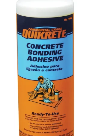Quikrete 9902-14 Bonding Adhesive, Liquid, Vinyl Acetate, White, 1 qt Bottle Big Sale