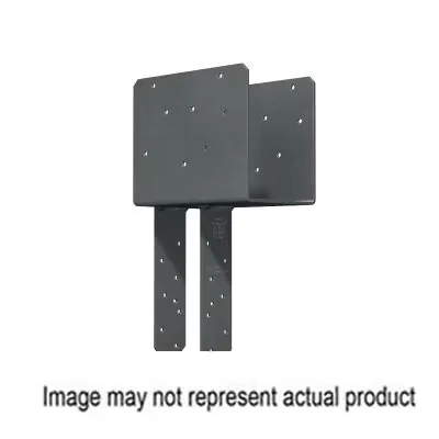 Top Pick Simpson Strong-Tie ECCQ ECCQ46-SDS2.5 Series Column Cap, 5-1/2 in Post/Joist, 8-1/2 in L, 3-5/8 in W, Steel, Gray