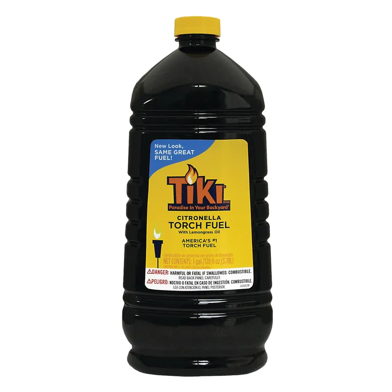 Tiki 1216151 Citronella Torch Fuel, 128 oz Bottle, Lemongrass Hassle-Free Returns