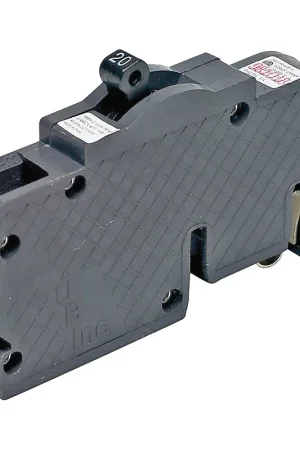 Zinsco UBIZ20 Circuit Breaker, Type UBIZ, 20 A, 1 -Pole, 120/240 V, Plug Mounting Next Day Delivery
