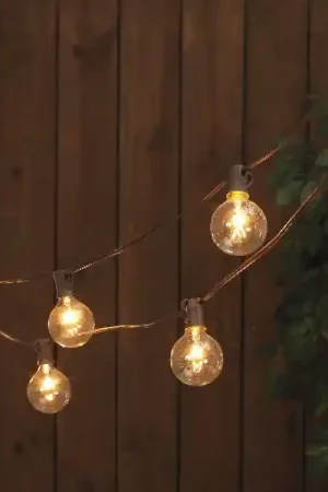 Worldwide Shipping Gerson 2201310 String Light, Clear, 10-Lamp