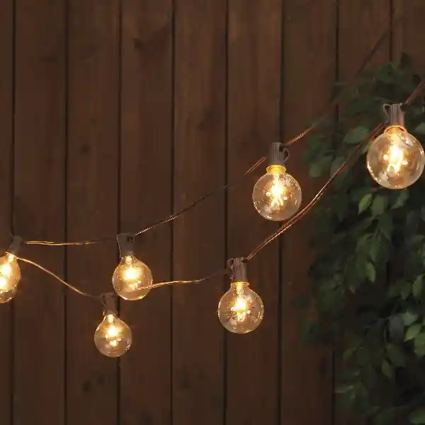Worldwide Shipping Gerson 2201310 String Light, Clear, 10-Lamp