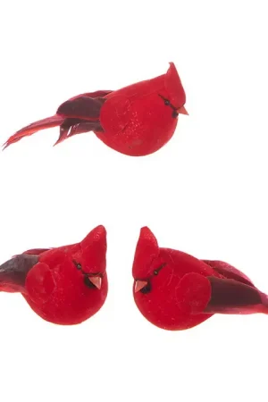 Today Only RAZ Imports 4053316 Clip-On Cardinal Ornament, 4-1/2 in H, Mister Snowman, Polyfoam