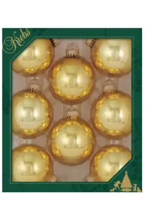 Arett C95 CBK70132 Christmas Ornament, Ball, Glass, Aztec Gold Big Sale
