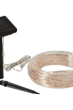 Shop Now Outdoor Expressions B-22WW Rope Light, 28 ft L, 100-Lamp, Warm White, LED