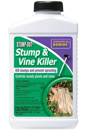Bonide 274 Stump and Vine Killer, Liquid, Gold/Yellow, 8 oz Bottle Markdown