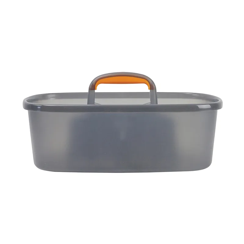 Casabella 62440 Nesting Storage Caddy, 4 ga Capacity, Plastic, Graphite Free Shipping
