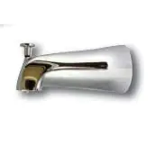 Exclusive Offer Lincoln 102485 Diverter Tub Spout, 1/2 in Connection, Chrome Plated