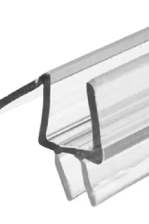 Deal Prime-Line M 6258 Sweep, 3/8 in W, 1/2 in H, Vinyl Seal/Brush, Clear