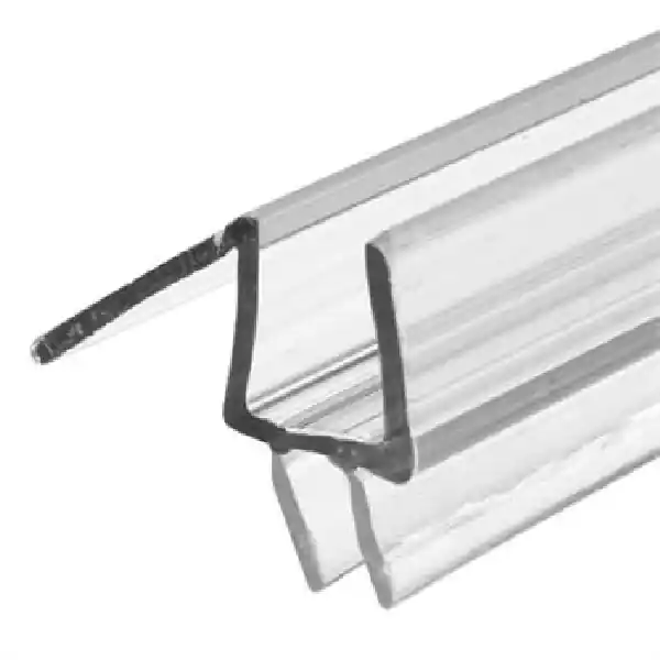Deal Prime-Line M 6258 Sweep, 3/8 in W, 1/2 in H, Vinyl Seal/Brush, Clear
