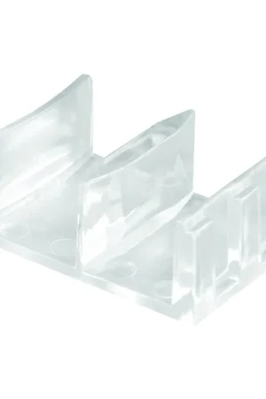 Special Offer Prime-Line M 6058 Series Door Guide, 5/8 in L x 1 in W Dimensions, Plastic, Clear