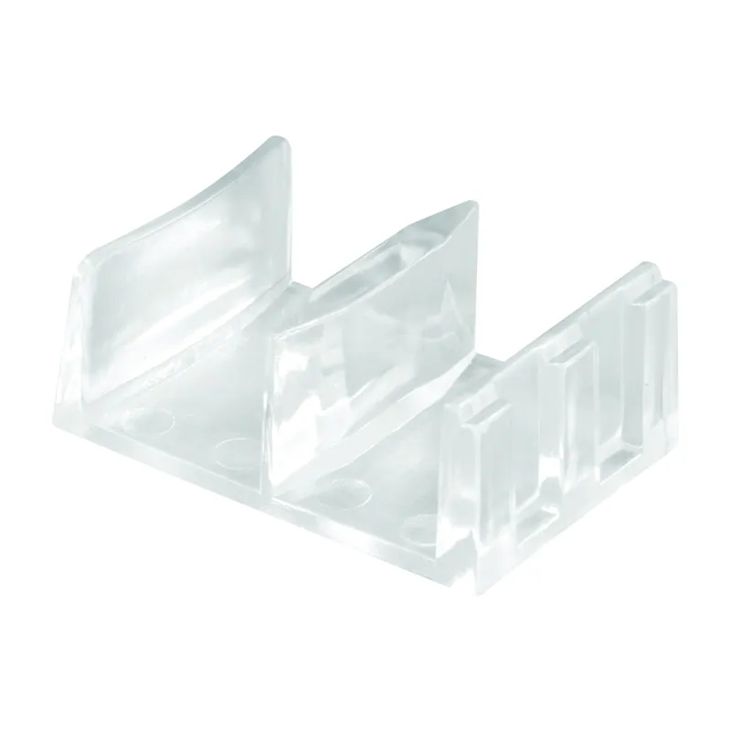 Special Offer Prime-Line M 6058 Series Door Guide, 5/8 in L x 1 in W Dimensions, Plastic, Clear