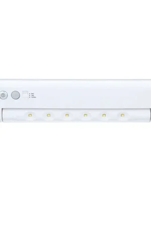 AmerTac LPL641MW Rotating Light, 1.5 V, 1.71 W, AA Battery, 1-Lamp, LED Lamp, 150 Lumens, 3000 K Color Temp, White Mega Sale