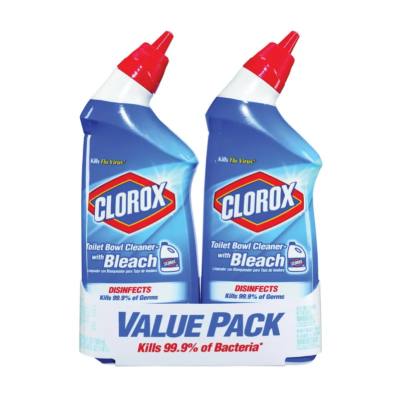 Top Rated Clorox 00273 Toilet Bowl Cleaner, 24 oz, Liquid, Bleach, Crisp, Floral, Clear/Pale Green