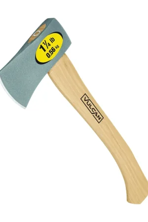 Vulcan 34479 Camper's Axe, 1-1/4 lb Head, Hickory Wood Handle, 14 in OAL Bulk Order