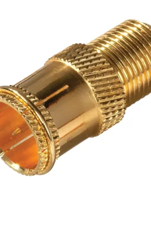 Zenith VA1001RG6QP Plug Connector, Female x Male Connector, Metal Housing Material, Gold Instant Buy