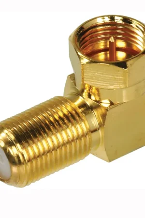 Zenith VA1001RG6RA Coaxial Connector, F Connector, 90 deg Orientation, Gold Clearance