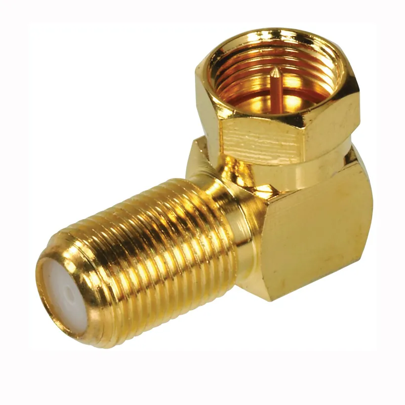 Zenith VA1001RG6RA Coaxial Connector, F Connector, 90 deg Orientation, Gold Clearance