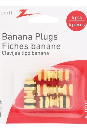 Zenith AM1004BP RCA Banana Plug, Gold Limited Time