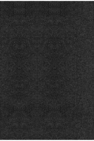 Special Discount Multy Home MT1001722 Utility Mat, 4 ft L, 3 ft W, Runner, Tri-Rib Pattern, Polyester Rug, Charcoal