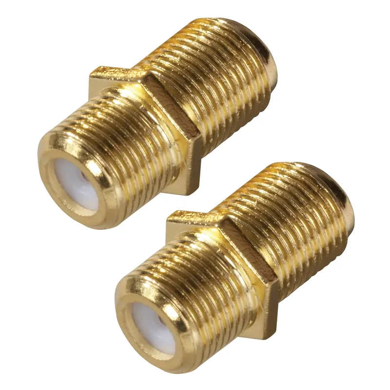 Zenith VA1002RG6FT Feed-Thru Connector, F Connector, Gold Free Returns