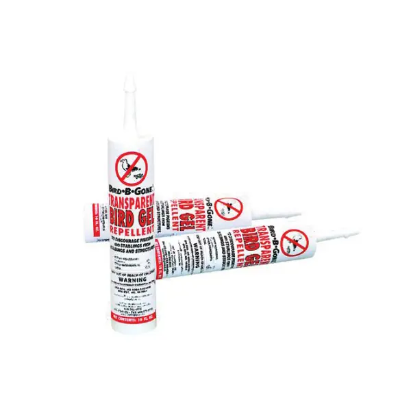 Bird-B-Gone MMTBG-TUBE Bird Gel, 3 in L, Repels: Pigeons, Starlings Certified