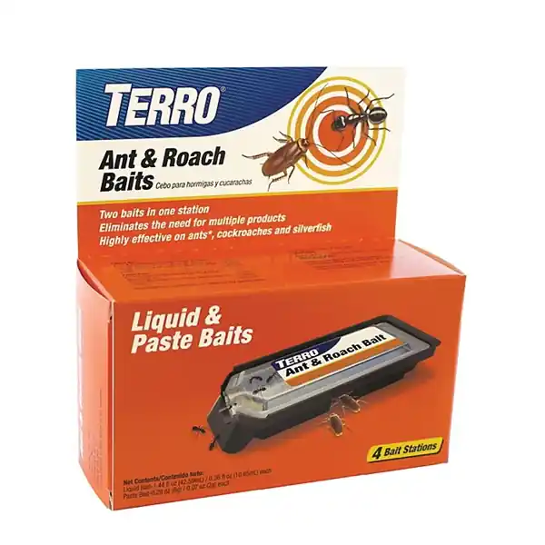 Terro T360 Ant and Roach Bait, 1.44 fl-oz Liquid, 0.28 oz Paste, Pack Special Offer