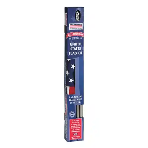 Valley Forge SSTINT-AM6 Flag Kit, Includes: (2) 6 ft Aluminum Pole with 2-Position HDPE Bracket In Demand
